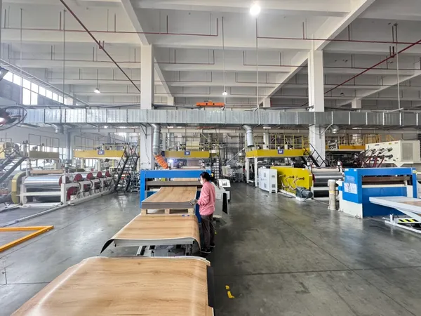 SPC extrusion production line